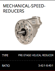 mechanical speed reducer gearbox