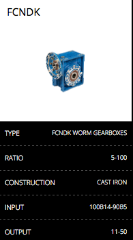 worm gearbox